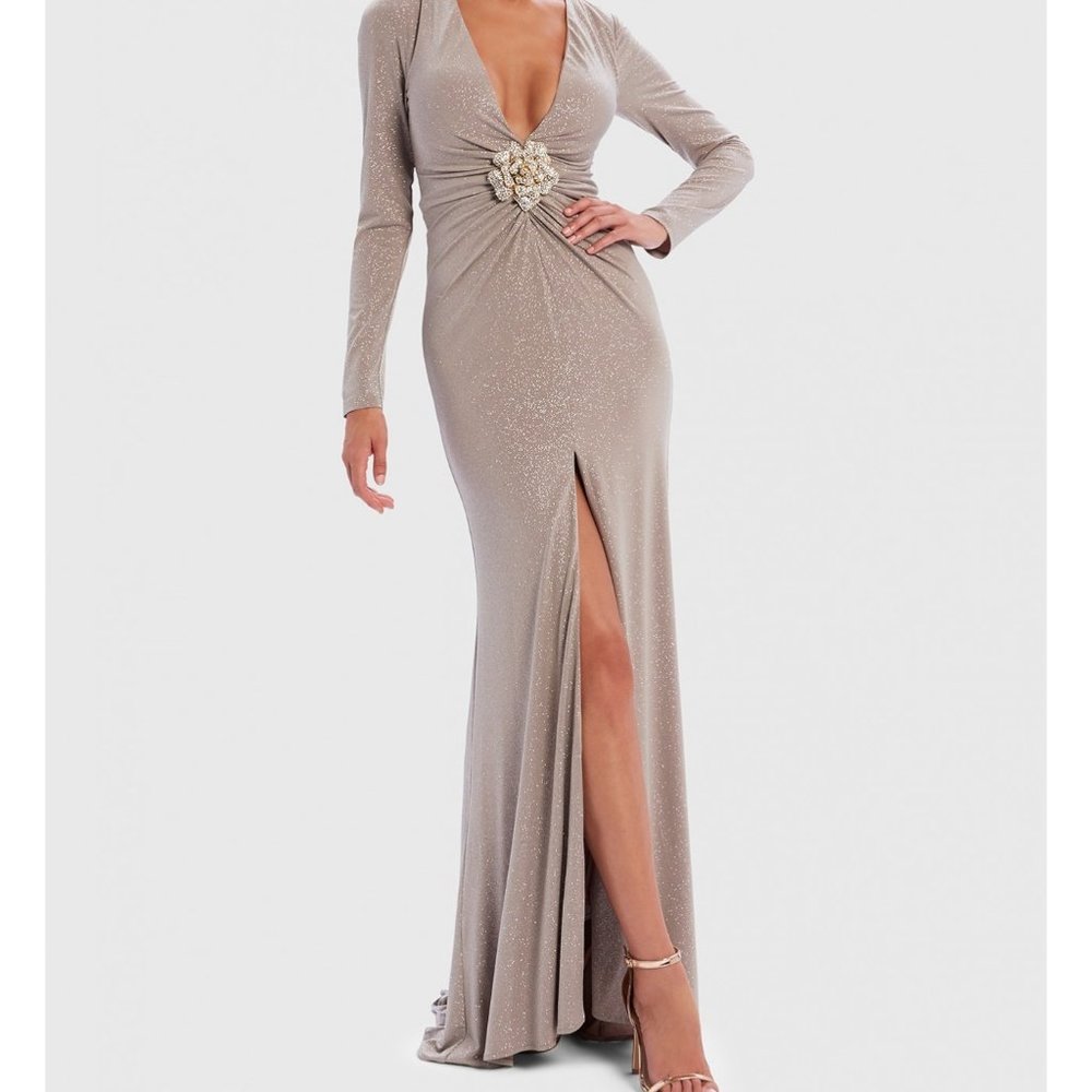 Evening designer gown